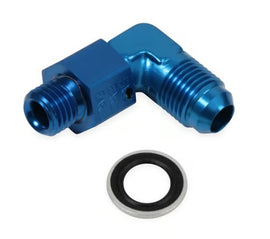 Earl's - 90 Degree -6 AN Male to 12mm x 1.5 Swivel Adapter Fitting