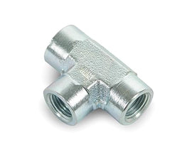 Earl's - Brake Adapter Tee 1/8 NPT Female for Hyperfirm and Racing/Off Road Brake Lines