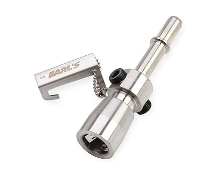 Earl's - O.E. Fuel Line EFI Quick Connect Adapter 3/8" Male to 3/8" Female