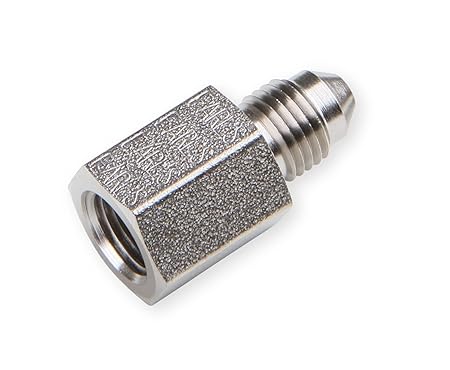 Earl's – Gauge Head Adapter for Remote-Mounted Fuel Pressure Gauge (AN-3 to 1/8 NPT)