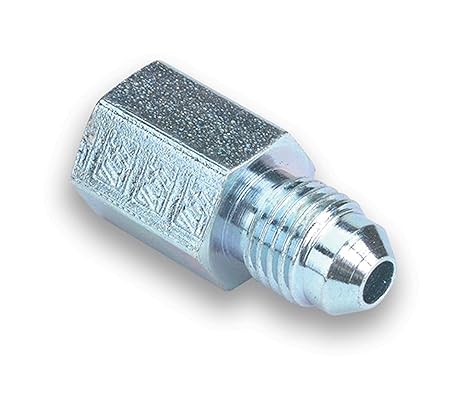 Earl's – Gauge Head Adapter 4AN Male to 1/8 NPT Female for Remote-Mounted Fuel Pressure Gauges