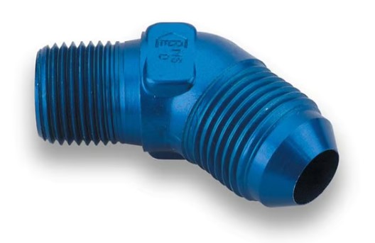 Earl's - 45 Degree Elbow Male AN -3 to 1/8" NPT