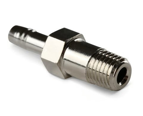 Earl’s – Straight 5/32" Hose to 1/16" NPT Male Adapter, Extended Length