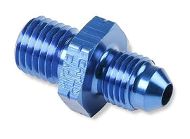 Earl's - Straight Male -12 AN to 20mm-1.5 Blue Anodized Adapter