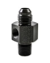 Load image into Gallery viewer, Earl's - Fuel Pressure Gauge Adapter 6 AN x 3/8 NPT x 1/8 NPT for Universal Applications
