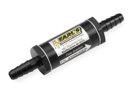 Earl's - 35 Micron In-Line Fuel Filter 6/8 AN or 3/8–5/16 Barb