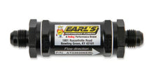 Load image into Gallery viewer, Earl's - 85 Micron 4 AN In-Line Fuel Filter