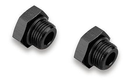 Earl's - AN Port Plug Hex Head for Any Plumbing Application 9/16-18 Male O-Ring (6 AN)
