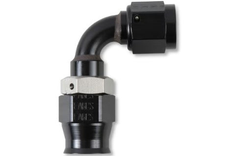 Earl's - Adjustable Tube 90 Degree Speed-Seal Hose End for -3 AN Hose