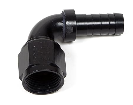 Earl's - Auto-Crimp Hose End 90 Degree Size -6 AN