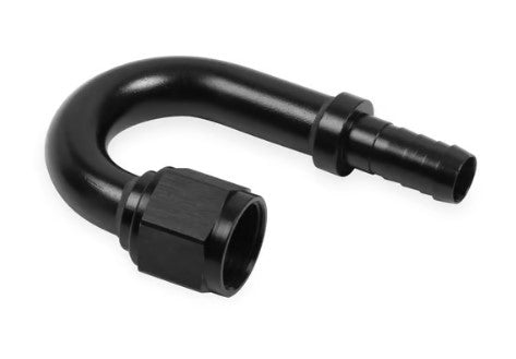 Earl's – Auto-Crimp 180 Degree Hose End for -10 AN