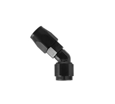 Earl's - 45 Degree Swivel-Seal Hose End for 6 AN Hoses - Black