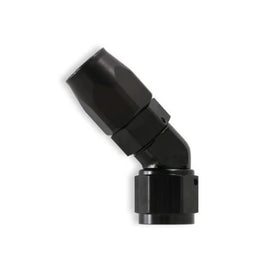 Earl's - 45 Degree Swivel-Seal Hose End for 8 AN Hoses - Black