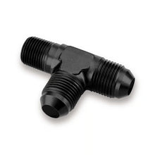 Load image into Gallery viewer, Earl’s – -16 AN Male Tee to 1" NPT Male Black Anodized Aluminum Fitting