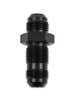 Earl’s – -3 AN Straight Bulkhead Fitting Black Anodized Aluminum