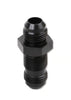 Earl’s – Straight -6 AN Bulkhead Fitting Black Anodized Aluminum