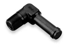 Load image into Gallery viewer, Earl's – 90 Degree 3/8" Hose Barb to 1/4" NPT Male Elbow Adapter for Plumbing and Fuel Systems