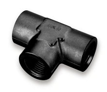 Load image into Gallery viewer, Earl's - 1/8" NPT Female Tee Pipe Adapter Black Anodized Aluminum