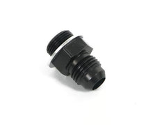 Load image into Gallery viewer, Earl's -6 AN Male to 9/16"-24 Male Carb Adapter Black Anodized Aluminum