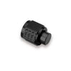 Earl's – -12 AN Cap Black Anodized Aluminum for AN Plumbing and Fluid Lines