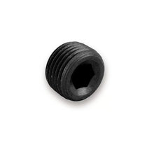 Load image into Gallery viewer, Earl's – 1/2" NPT Internal Plug Black Anodized Aluminum for Plumbing Systems