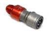 Earl's - SPT Ball Locking Dry Break Socket Panel Mount for Fuel, Oil, and Ethanol Lines