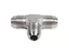 Earl's - -3 AN Male Tee Stainless Steel Fitting Adapter for performance plumbing