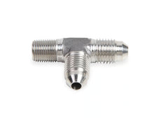 Load image into Gallery viewer, Earl's - Male AN -6 Tee to 1/4 NPT on Run Stainless Steel Adapter Fitting
