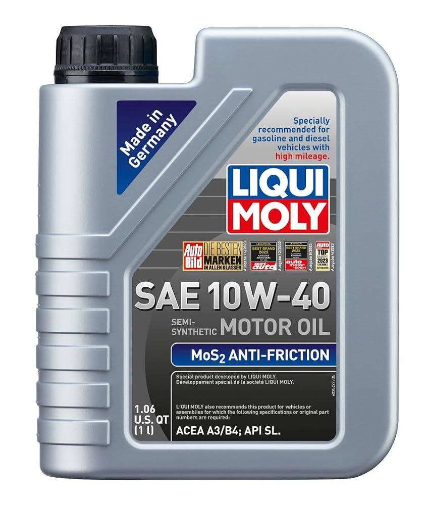 LIQUI MOLY - SAE 10W-40 MoS2 Antifric­tion 1L - LM2042