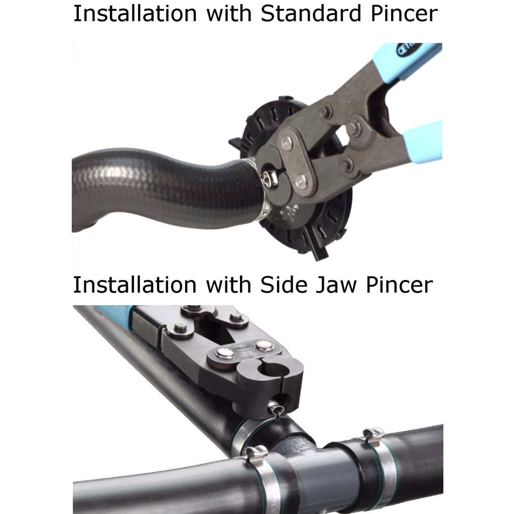 OETIKER - 155 Series Ear Clamps with Mechanical Interlock - 7mm Band Width