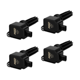 MSD IGNITION - Coil Ford EcoBoost 2.0L/2.3L L4 Black 4-Pack - 825943