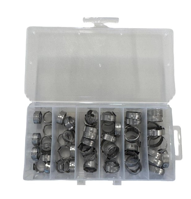 Oetiker 60-Piece Hose Clamp Assortment Kit for F-150 Fuel Modification