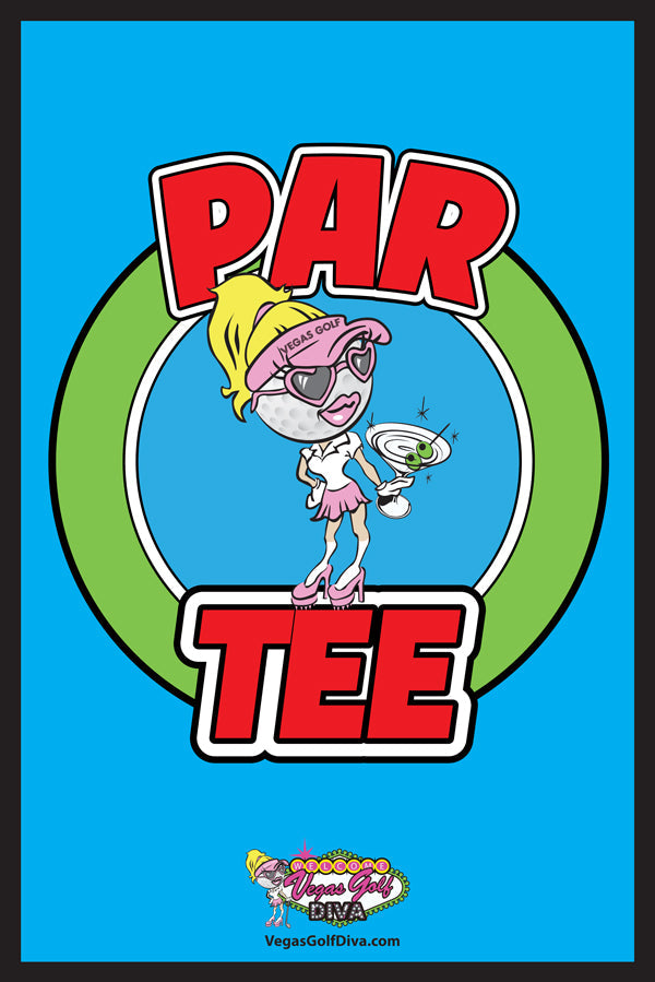 Funny Golf Sign Par Tee 8.5"x12"