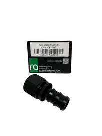Radium Engineering 12AN PushLok Hose End – Straight (14-0261)