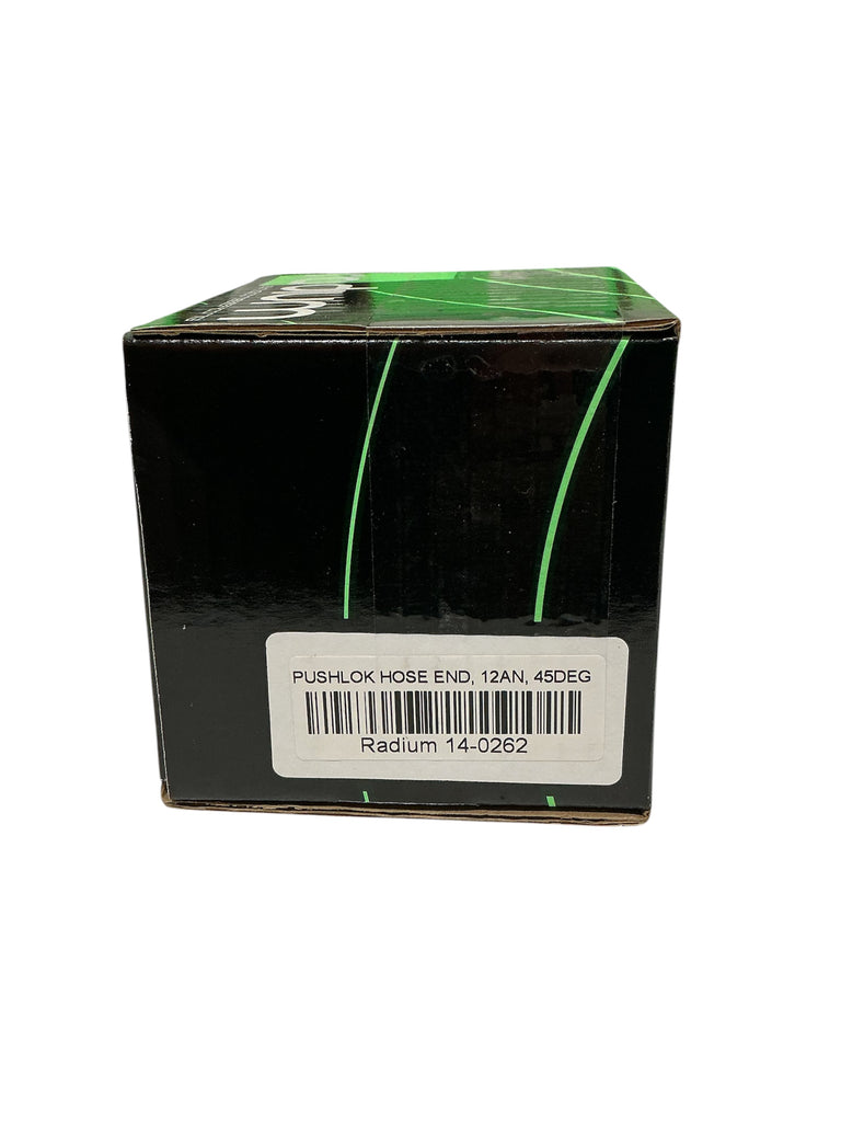 Radium Engineering 12AN PushLok Hose End – 45° (14-0262)