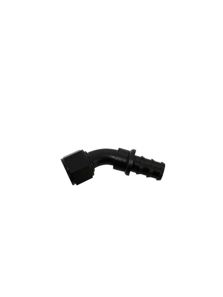 Radium Engineering 12AN PushLok Hose End – 45° (14-0262)