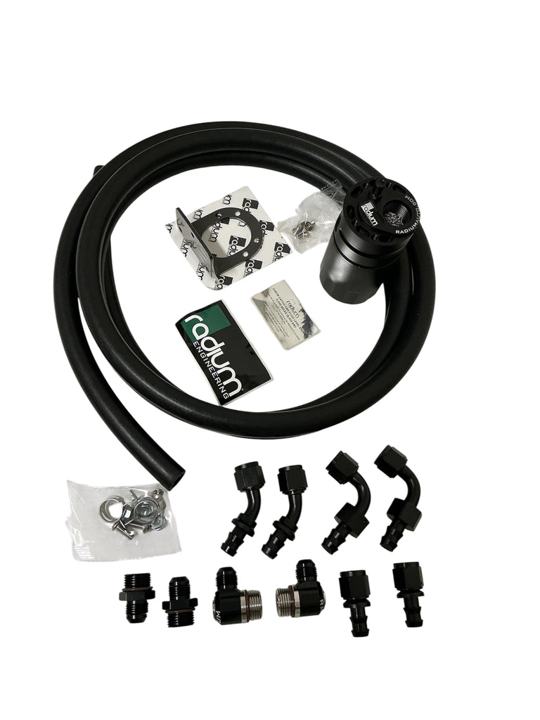 Radium Engineering Universal Catch Can Kit – 8AN (20-1808-FL)