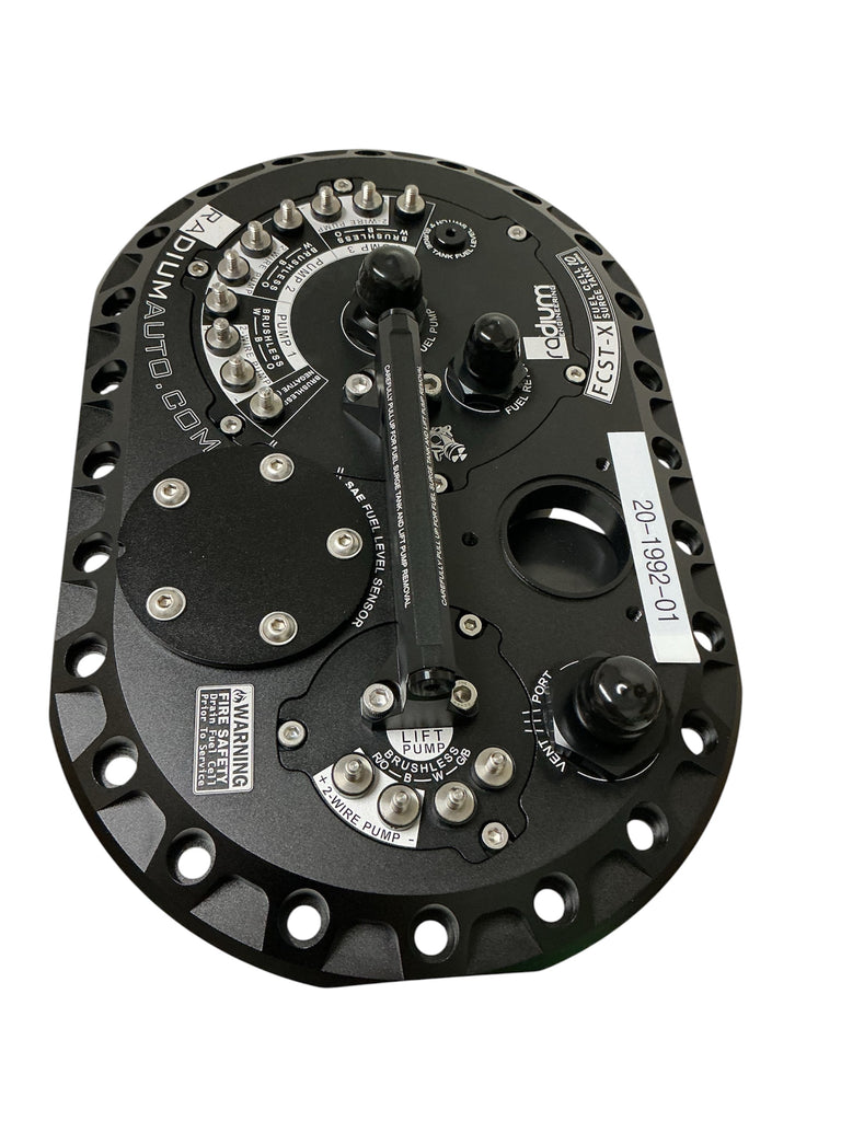 Radium Engineering FCST-X Fuel Cell Surge Tank Kit (20-1992-01)