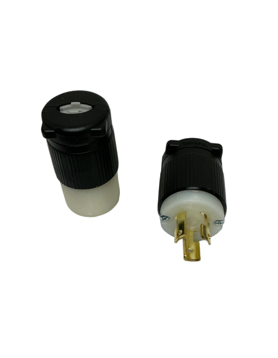 Main ST Collective NEMA L5-15P & L5-15R Locking Plug Connector Set 15A 125V