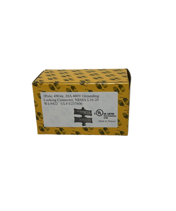 NEMA L16-20R Locking Connector 20A 480V Twist Lock Choose Pack Size