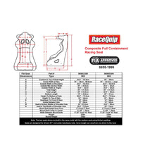 Load image into Gallery viewer, RACEQUIP - FIA Rated Composite Full Containment Racing Seat - 96993399RQP