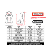 Load image into Gallery viewer, RACEQUIP - FIA Rated Composite Full Containment Racing Seat - 96995599RQP