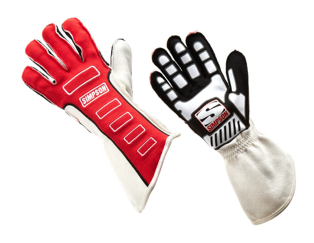 SIMPSON RACING - Competitor Gloves Large Red - 21300LR-O