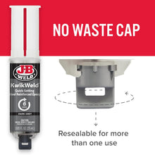 Load image into Gallery viewer, J-B Weld KwikWeld Steel Reinforced Epoxy Syringe 25ml - 50176
