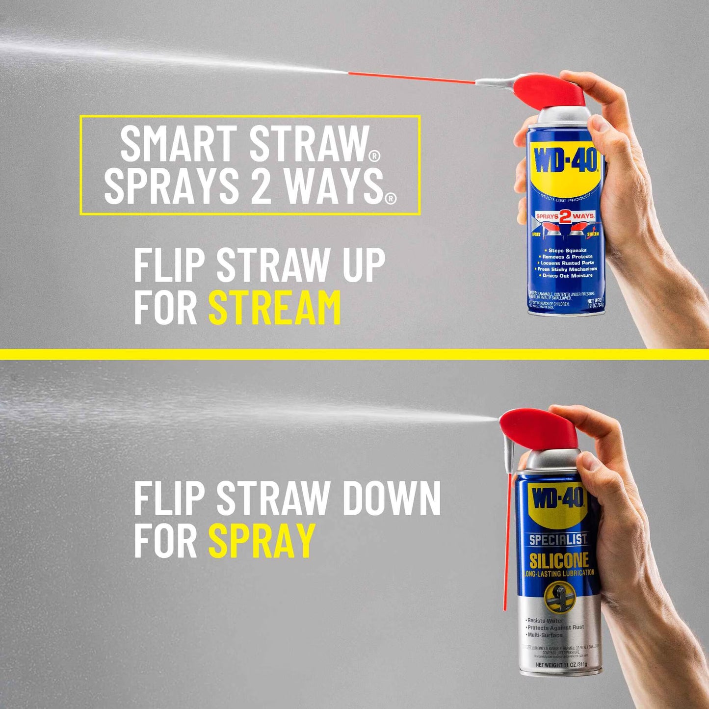 WD-40 Multi-Purpose Lubricant Spray with Smart Straw - 12oz