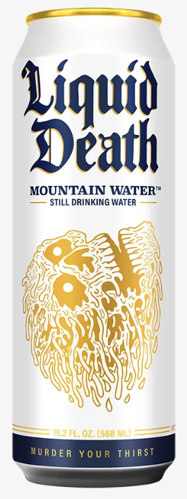 LIQUID DEATH - SPRING WATER - 19.2oz