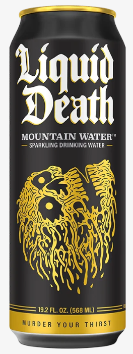 LIQUID DEATH - SPARKLING WATER - 19.2oz