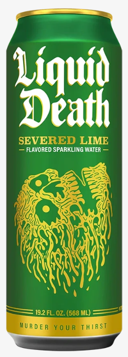 LIQUID DEATH - SEVERED LIME - 19.2oz