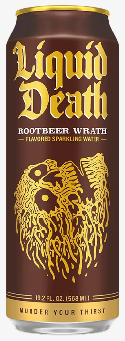 LIQUID DEATH - ROOTBEER WRATH - 19.2oz