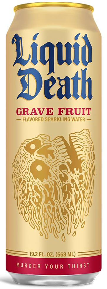 LIQUID DEATH - GRAVE FRUIT - 19.2oz